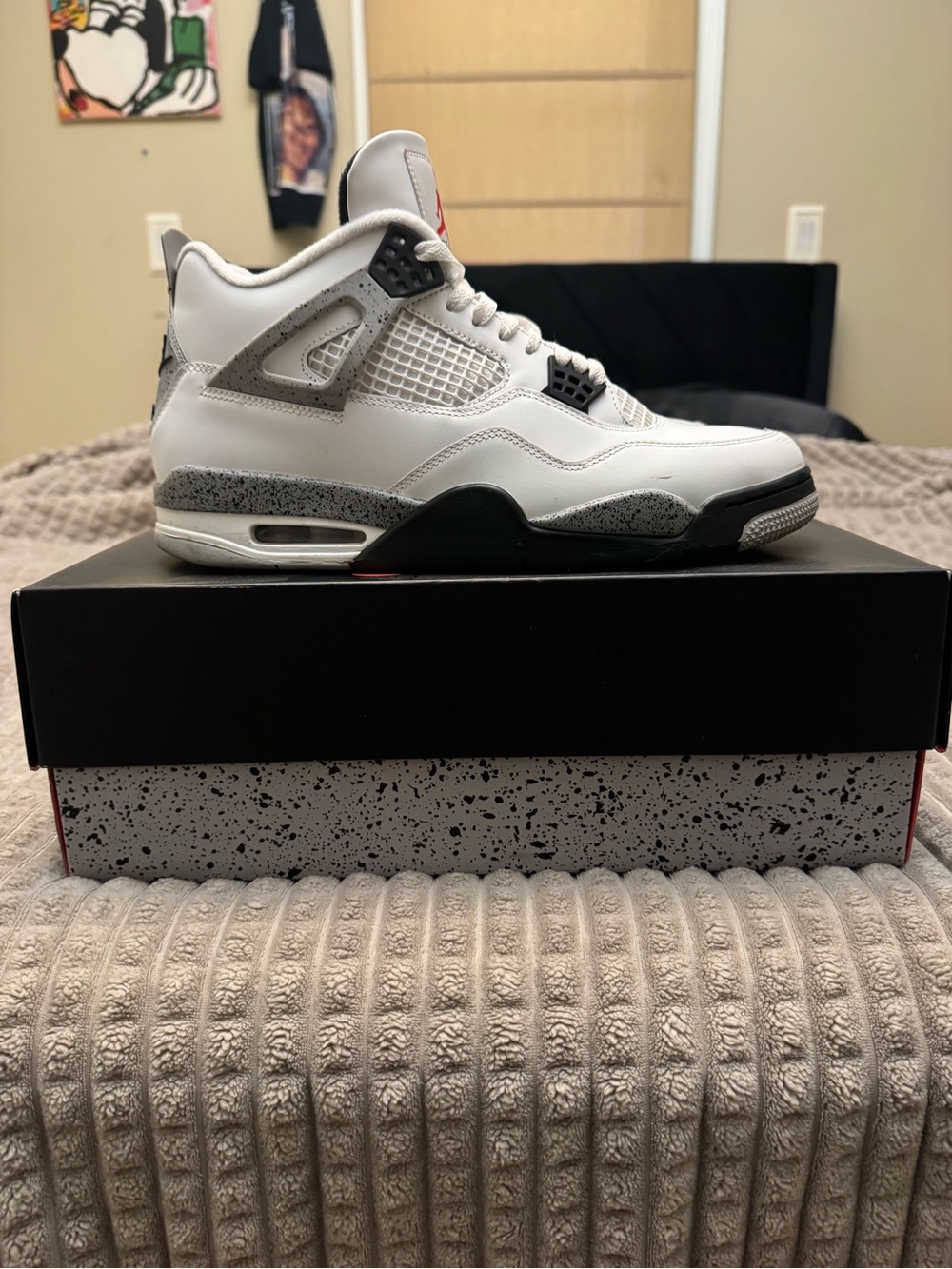 Air Jordan 4 White Cement sz 12
